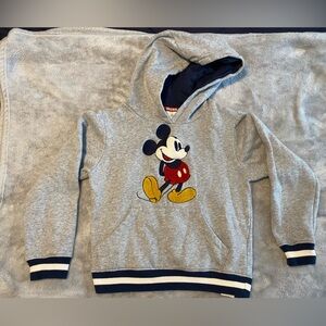Disney Blue and Gray Original Mickey Hoodie